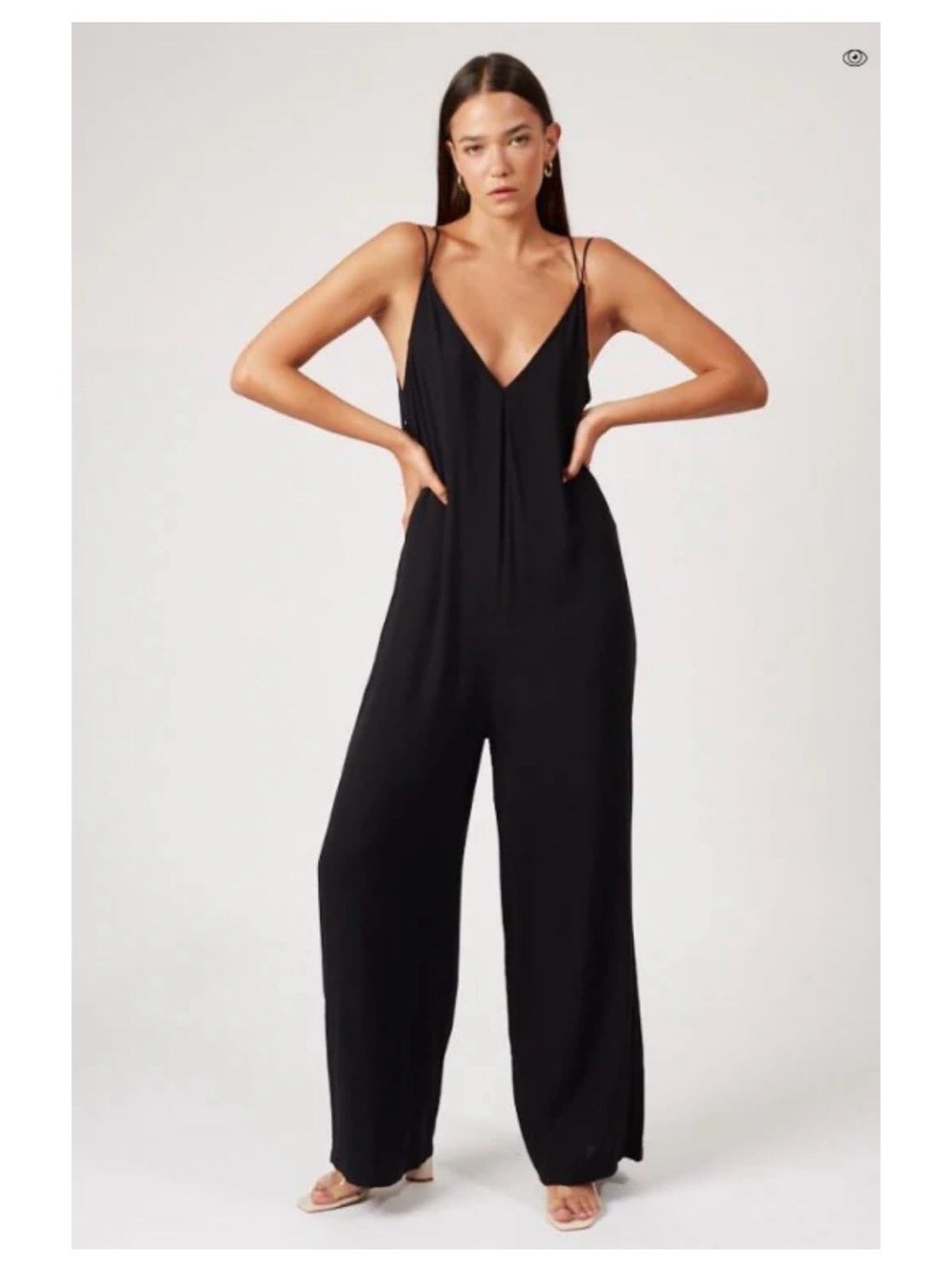 Silk & Salt Women’s Dangerously Jumpsuit Black Size Large
